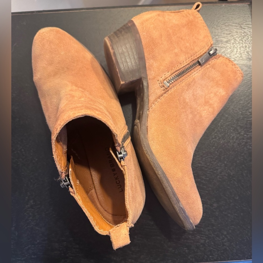 Lucky Brand Tan Leather Boots